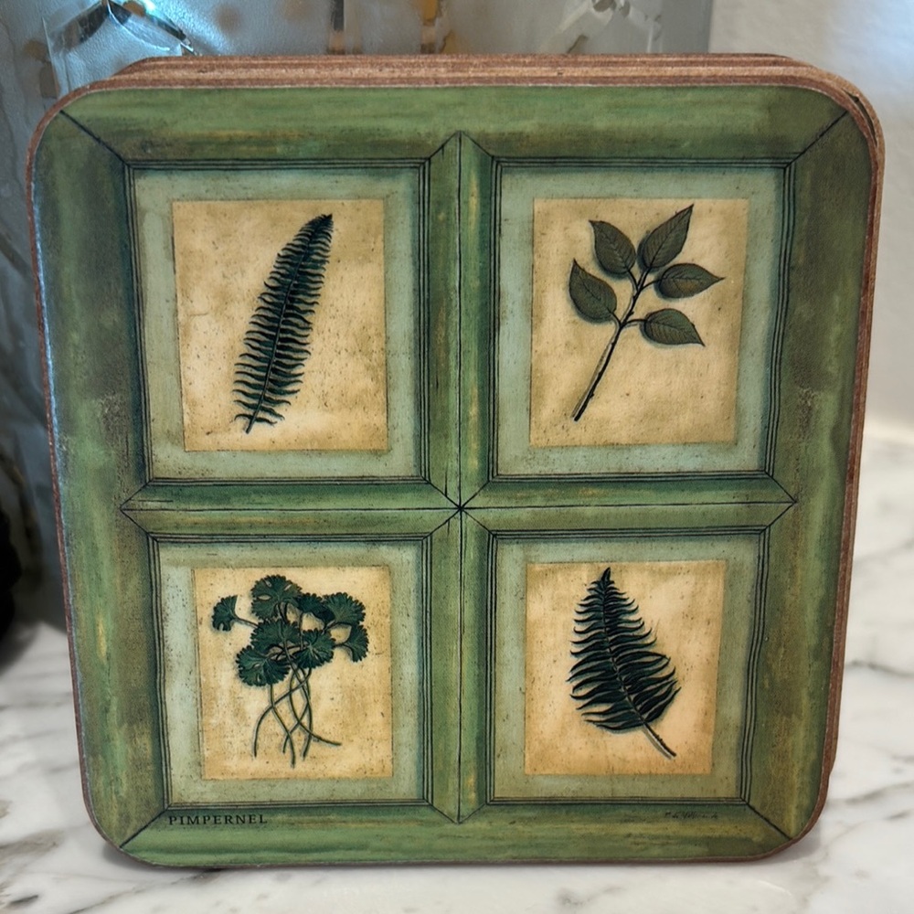 Set 6 - Vintage Pimpernel - Botanical Coasters
